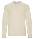 ATC Earth Wash ATC6015, Cvc Long Sleeve Tee, Earth Bone