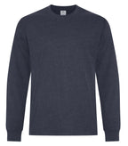 ATC Earth Wash ATC6015, Cvc Long Sleeve Tee, Earth Navy