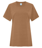 ATC Earth Wash ATC6040L, Cvc Ladies' Tee, Earth Caramel