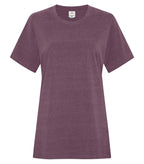 ATC Earth Wash ATC6040L, Cvc Ladies' Tee, Earth Eggplant