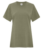 ATC Earth Wash ATC6040L, Cvc Ladies' Tee, Earth Military