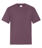 ATC Earth Wash ATC6040Y, Cvc Youth Tee, Earth Eggplant