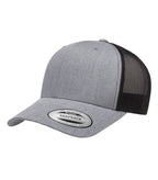 ATC Yupoong ATC6606, Yp Classics Retro Trucker Cap, Heather/Black