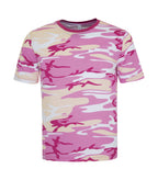 ATC EuroSpun ATC8000, Ring Spun Tee, Pink Camo