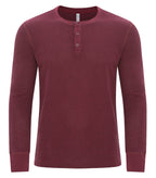 ATC ESACTIVE ATC8064, Vintage Thermal Long Sleeve Henley, Cardinal Heather