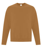 ATC Everyday Collection ATCF2400, Fleece Crewneck Sweatshirt, Caramel