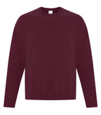 ATC Everyday Collection ATCF2400, Fleece Crewneck Sweatshirt, Maroon