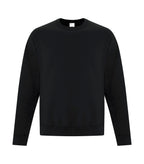ATC Everyday Collection ATCF2400, Fleece Crewneck Sweatshirt, Black