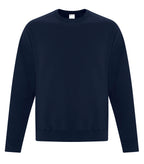 ATC Everyday Collection ATCF2400, Fleece Crewneck Sweatshirt, Dark Navy