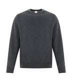 ATC Everyday Collection ATCF2400, Fleece Crewneck Sweatshirt, Dark Heather Grey
