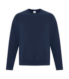 ATC Everyday Collection ATCF2400, Fleece Crewneck Sweatshirt, Navy