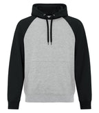 ATC Everyday Collection ATCF2550, Fleece Two Tone Hoodie, Athletic Heather/Black