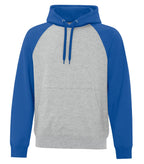 ATC Everyday Collection ATCF2550, Fleece Two Tone Hoodie, Athletic Heather/Royal