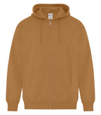 ATC Everyday Collection ATCF2600, Fleece Full Zip Hoodie, Caramel