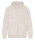 ATC Everyday Collection ATCF2600, Fleece Full Zip Hoodie, Oatmeal Heather