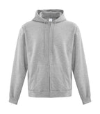 ATC Everyday Collection ATCF2600, Fleece Full Zip Hoodie, Athletic Heather