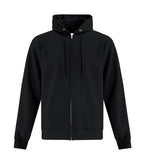 ATC Everyday Collection ATCF2600, Fleece Full Zip Hoodie, Black