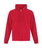 ATC Everyday Collection ATCF2600, Fleece Full Zip Hoodie, Red