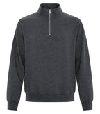 ATC Everyday Collection ATCF2700, Fleece 1/4 Zip Sweatshirt, Dark Heather Grey