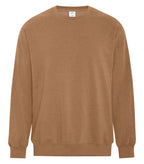 ATC Earth Wash ATCF6400, Tourbillon Fleece Crewneck Sweatshirt, Earth Caramel