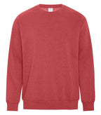 ATC Earth Wash ATCF6400, Tourbillon Fleece Crewneck Sweatshirt, Earth Red