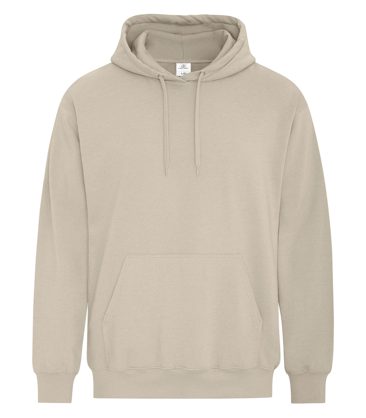 ATC Earth Wash ATCF6500, Tourbillon Fleece Hoodie, Earth Sand