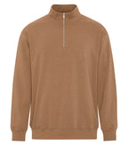 ATC Earth Wash ATCF6700, Tourbillon Fleece 1/4 Zip Sweatshirt, Earth Caramel