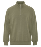 ATC Earth Wash ATCF6700, Tourbillon Fleece 1/4 Zip Sweatshirt, Earth Military