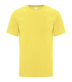 ATC Everyday Collection ATCS1000, Side Seam Tee, Yellow