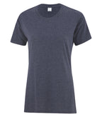 ATC Everyday Collection ATCS1000L, Side Seam Ladies' Tee, Heather Navy**