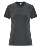 ATC Everyday Collection ATCS1000L, Side Seam Ladies' Tee, Dark Grey Heather**