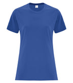 ATC Everyday Collection ATCS1000L, Side Seam Ladies' Tee, Royal