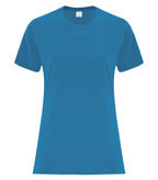 ATC Everyday Collection ATCS1000L, Side Seam Ladies' Tee, Sapphire