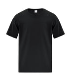 ATC Everyday Collection ATCS1000Y, Side Seam Youth Tee, Black