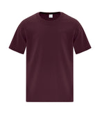 ATC Everyday Collection ATCS1000Y, Side Seam Youth Tee, Maroon