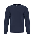ATC Everyday Collection ATCS1015, Side Seam Long Sleeve Tee, Navy