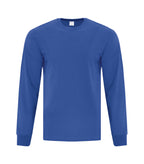 ATC Everyday Collection ATCS1015, Side Seam Long Sleeve Tee, Royal