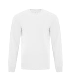 ATC Everyday Collection ATCS1015, Side Seam Long Sleeve Tee, White