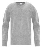 ATC Everyday Collection ATCS1015Y, Side Seam Long Sleeve Youth Tee, Athletic Heather*