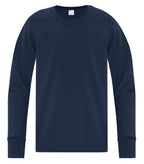 ATC Everyday Collection ATCS1015Y, Side Seam Long Sleeve Youth Tee, Navy