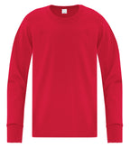ATC Everyday Collection ATCS1015Y, Side Seam Long Sleeve Youth Tee, Red