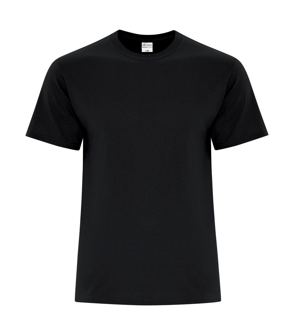 ATC Everyday Collection ATCS5050, Blend Side Seam Tee, Black