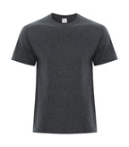ATC Everyday Collection ATCS5050, Blend Side Seam Tee, Dark Grey Heather
