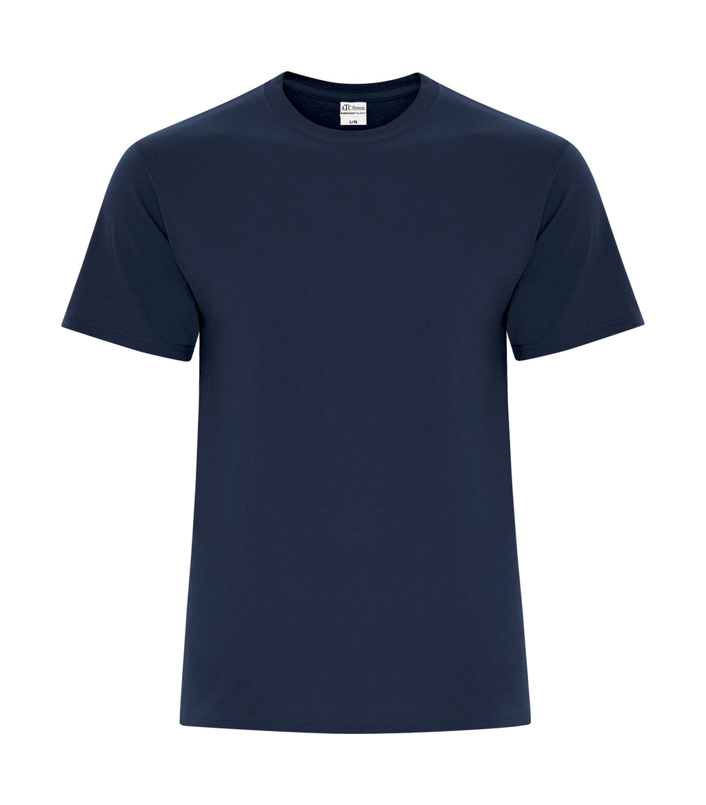 ATC Everyday Collection ATCS5050, Blend Side Seam Tee, Navy