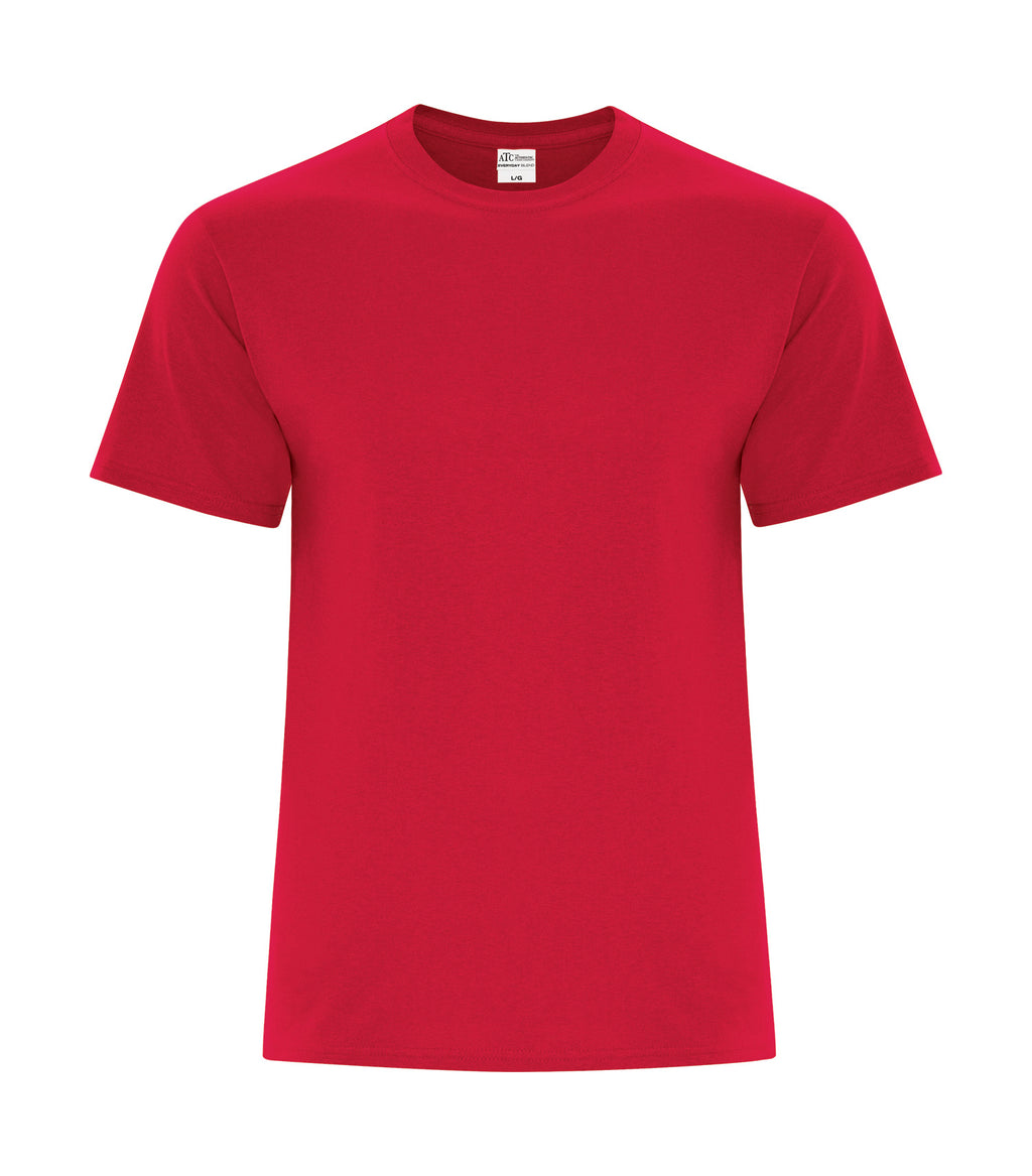 ATC Everyday Collection ATCS5050, Blend Side Seam Tee, Red