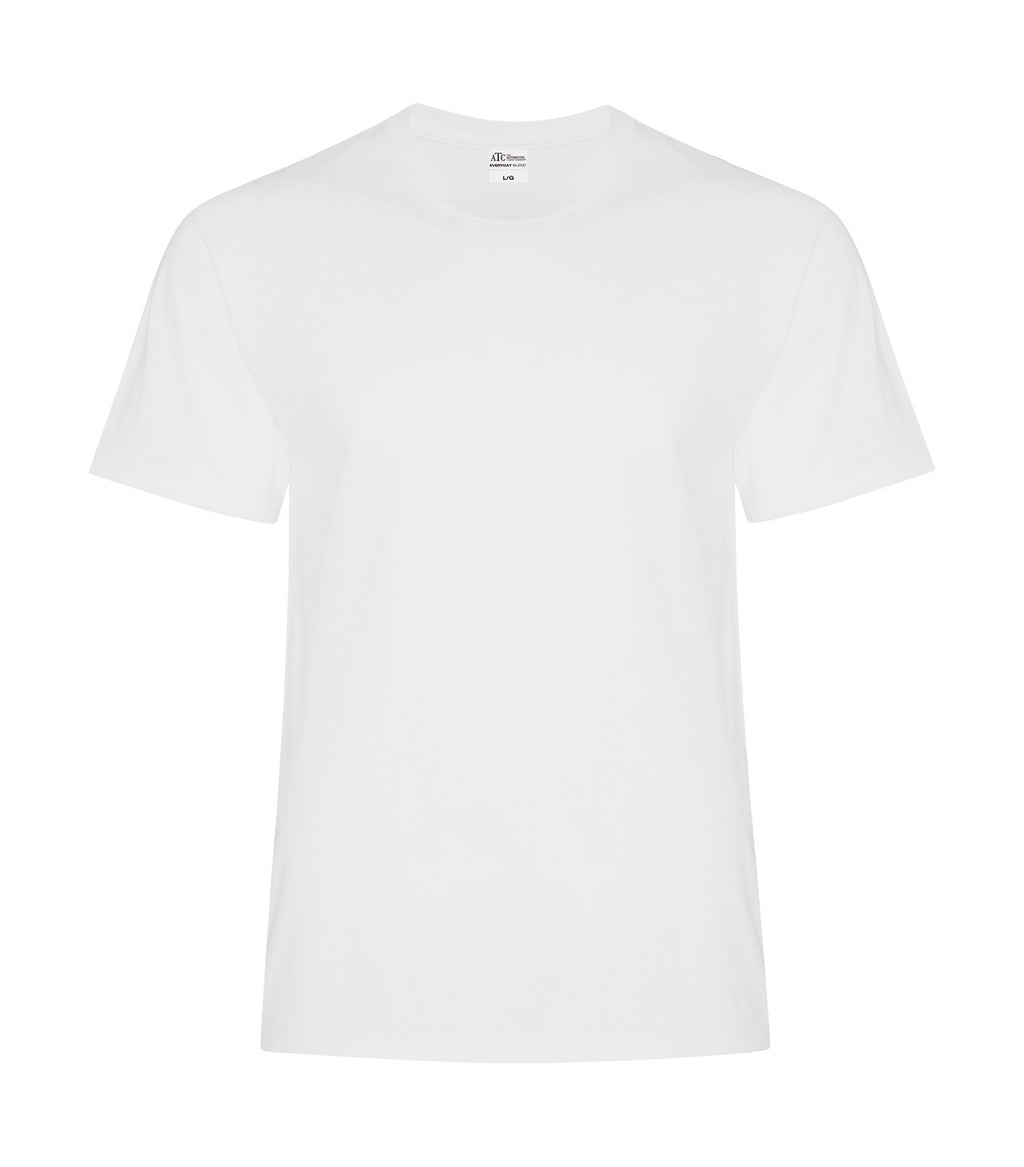 ATC Everyday Collection ATCS5050, Blend Side Seam Tee, White