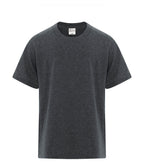 ATC Everyday Collection ATCS5050Y, Blend Side Seam Youth Tee, Dark Grey Heather
