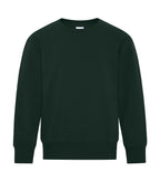 ATC Everyday Collection ATCY2400, Fleece Crewneck Youth Sweatshirt, Dark Green