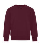 ATC Everyday Collection ATCY2400, Fleece Crewneck Youth Sweatshirt, Maroon