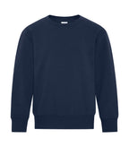ATC Everyday Collection ATCY2400, Fleece Crewneck Youth Sweatshirt, Navy